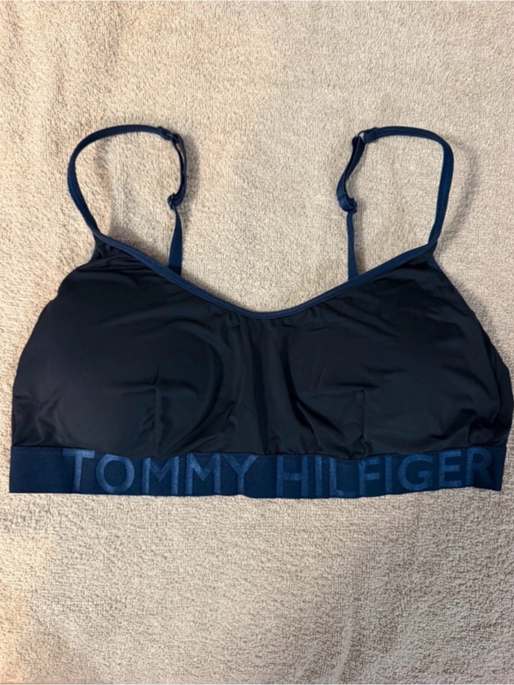 Tommy Hilfiger Dark Blue Logo Bralette
